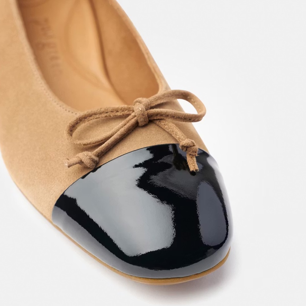 Paul Green ballerinas brown suede/black
patent size UK 6 US 8.5 New - Picture 5 of 16